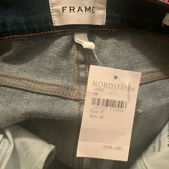 FrameLe Sylvie Slender Straight - Golden Road NWT Size 29 Straight Leg